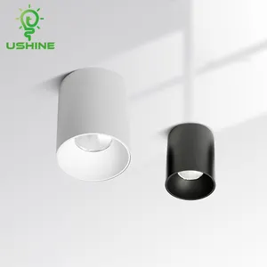 أضواء Ushine Downlight عصرية من الألومنيوم بزاوية تصميم على شكل شعاع إضاءة LED مثبتة على الأسطح بتقنية SMD COB إضاءة ليد لأسفل