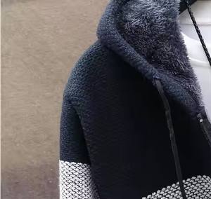 <span class=keywords><strong>M</strong></span>-4XL осенний и зимний мужской плюшевый утолщенный свитер Свободный Мужской трикотаж с длинным рукавом пальто кардиган - Product Image 3