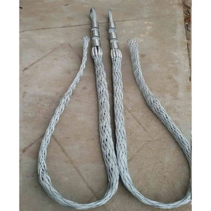 Fundas de Cable de Tracción de Fibra Óptica de Cabeza Simple y Doble, Cable de Aluminio Trenzado con Núcleo de Acero, Tracción Lateral Giratoria 70-1250 - Product Image 5