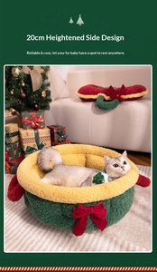 Nouveau Tapis de Couchage Festif d'Hiver <span class=keywords><strong>pour</strong></span> Animaux de Compagnie, en Polyester Épais, Doux et Respirant, <span class=keywords><strong>pour</strong></span> Chats et Chiens de Petite et Moyenne Taille - Product Image 5