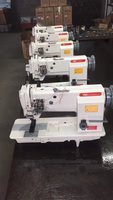 Machine à coudre industrielle VMA à point droit, crochet vertical, double aiguille, pour chapeaux de paille et sacs