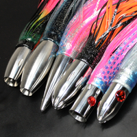 Leurre de pêche à la traîne pour gros gibier en acier inoxydable 316, type Flippy Floppy Bird Teaser, pour la pêche au marlin et au requin, vente en gros directe usine