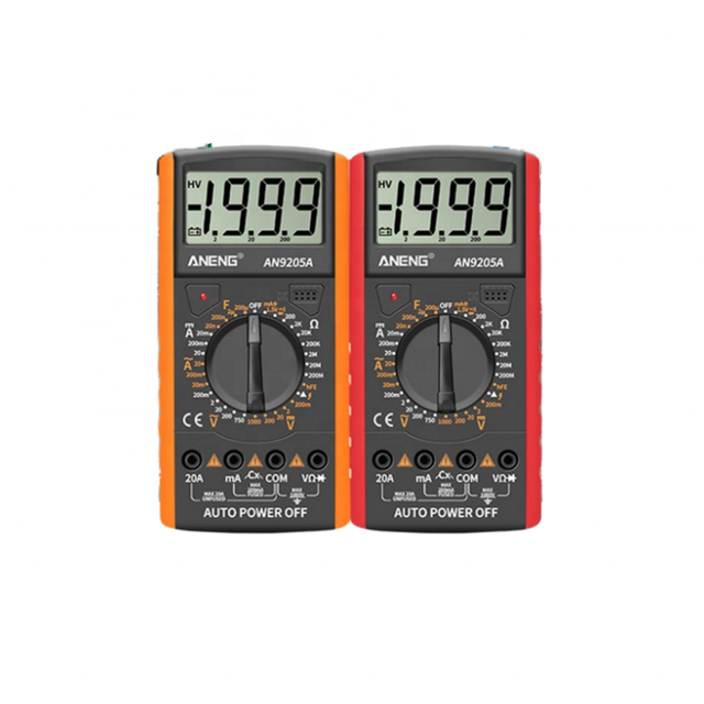 Manufacturer 9205A Digital Multimeter Electric Unit Tester with Box Multifunctional Electric Tester