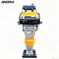 Pilonneuse à essence HCR80 90 110 de haute qualité et économique, machine à compacter le sol avec moteur à essence 5,5-6,5 CV