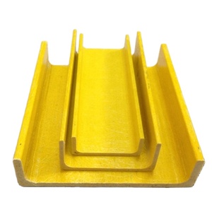 ลำแสงไฟเบอร์กลาส FRP pultrsion C profile - Product Image 1
