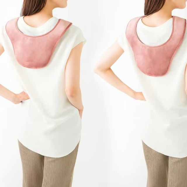 Portable Battery-Powered Neck & Shoulder Massager with Heating and Timing Control Features