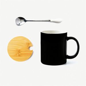Design Factory Outlet Wholesale 11 oz <b>Handmade</b> Personalized Customizable <b>Ceramic</b> <b>Mugs</b> Cups with Lid - Product Image 1