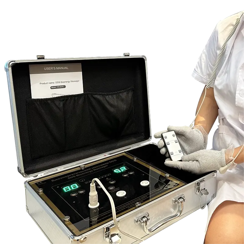 Instrumento de fisioterapia Fohoww Máquina de masaje de bioenergía Bioelectric Meridian Dredge Pulse Dds Bio Electric Body Massager