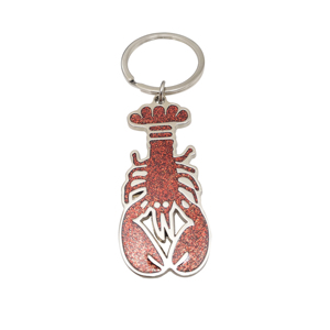Hot Bán 2D/3D Kim Loại Dễ Thương Động Vật Tôm Hùm Tôm Tôm Tôm Keychain <span class=keywords><strong>Mini</strong></span> Pet Cà Phê Khuyến Mãi Thủ Công Quà Tặng Tùy Chỉnh Thiết Kế - Product Image 5