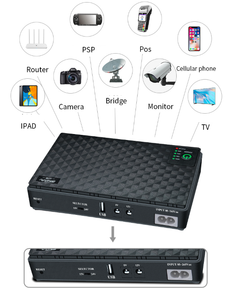 Produto Novo em Alta Venda 36W 20000mAH Mini DC <span class=keywords><strong>UPS</strong></span> <span class=keywords><strong>5v</strong></span> <span class=keywords><strong>9v</strong></span> <span class=keywords><strong>12v</strong></span> <span class=keywords><strong>24V</strong></span> com 3 Portas para Roteador Wifi Tempo de Funcionamento 15 Horas - Product Image 6