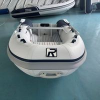 Bateau semi-rigide en aluminium de 290 cm pour 4 personnes, Achilles Hypalon avec compartiment de rangement avant en aluminium étanche, luxe et loisirs, directement de l'usine chinoise