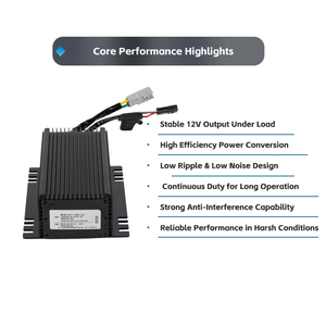Convertidor CC-CC de Alta Potencia para Vehículos Industriales, Módulo de Potencia de Salida de 12V, 300W, 600W, 1000W, para Manejo de Materiales de Carga Pesada, con Fusibles - Product Image 4