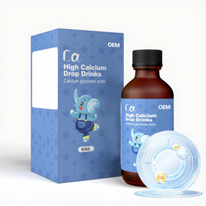 Bebida líquida de extracto de calcio de marca propia OEM personalizada de <span class=keywords><strong>Planta</strong></span> herbácea, suplemento de Salud de refuerzo infantil de grado alimenticio puro - Product Image 2