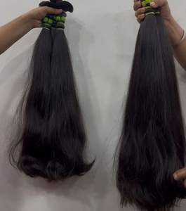 Extensions de cheveux lisses de 22 pouces, tissées à la machine, extensions de cheveux naturels, collection de la meilleure qualité, prix en gros - Product Image 1