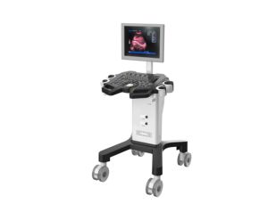 Système d'échographie diagnostique numérique complet noir et blanc sur chariot, conçu pour les animaux de compagnie, Dawei DW-350 - Product Image 4