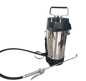 Pulverizador Manual de Acero Inoxidable de 5L - Pulverizador de Jardín de Alta Resistencia para Control de Plagas y Desinfección, Fácil de Usar, Alta Presión - Product Image 1