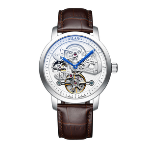 Montre mécanique automatique pour homme, cadran lumineux, design ajouré, réserve de marche, étanche, bracelet en alliage de haute qualité - Product Image 6