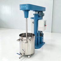 Agitateur vertical industriel pour liquides, en acier inoxydable, 4 kW, pour la production chimique et cosmétique.