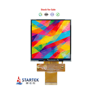 Écran LCD TFT 4 pouces 480*480 haute luminosité avec interface RVB, écran LCD carré 4 pouces 480x480 pour interrupteur intelligent