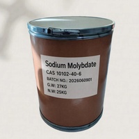 Molybdate de sodium dihydraté 99% CAS 10102-40-6 Na2MoO4 pour engrais et traitement de l'eau
