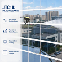 Dron de Limpieza Profesional con Sistema de Pulverización Avanzado, Dispositivo Inteligente para Lavar Paredes Exteriores, Equipo de Mantenimiento de Ventanas para Edificios Altos