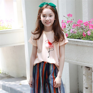 สินค้าใหม่ กำลังมองหาตัวแทนจำหน่าย เสื้อยืดเด็กแขนสั้นลายดอกไม้น่ารัก ผลิตจากผ้าฝ้าย จากซัพพลายเออร์จีน - Product Image 3