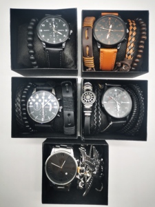 Reloj deportivo de tendencia de moda informal para hombre de alta calidad 2024 + conjunto de 3 piezas pulsera de negocios <span class=keywords><strong>MW2</strong></span> reloj de cuarzo para hombre - Product Image 5