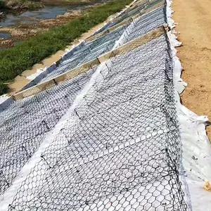 Produtos de terraplenagem de geotêxtil PP PET não tecido Geotêxtil perfurado com agulha de filtro geotêxtil para projeto de aterro de barragem