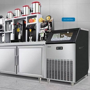 Máquina de Hielo Comercial de Gran Capacidad, 80 kg, Totalmente Automática, Cubos Cuadrados, Acero Inoxidable, Clase Energética 1 - Product Image 4