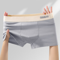 Sous-vêtements pour hommes, caleçons classiques en coton et élasthanne sans couture, taille unique L-4XL, shorts de compression, logo personnalisé, respirant