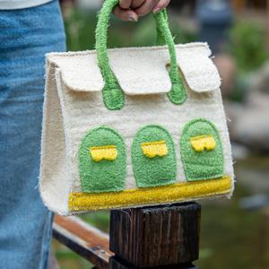 Bolso de Mano Moderno para Mujer con Dos Correas y Cierre de Broches, Bolso de Lona Natural al por Mayor con Solapa, Capacidad de 2-2.9L, para Uso Diario Informal - Product Image 6