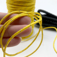 Corde tressée 100 % aramide jaune/résistante aux UV, haute résistance, ignifuge, haute température, emballage personnalisé, certifiée ISO9001, résistante à l'usure