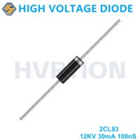 Diode haute tension 2CL83 12KV/30mA 100nS, diode à récupération rapide, diode HV à récupération rapide 12KV 30mA, diode redresseuse haute tension