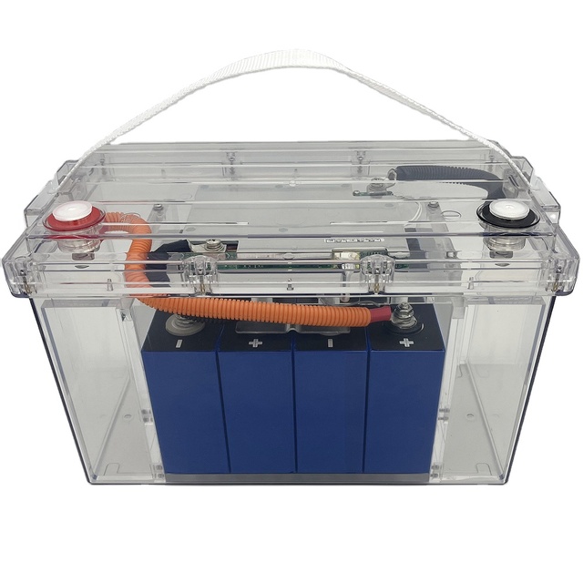 Wholesale New Transparent Shell Lithium-iron Phosphate Battery Pack 12v 100Ah LiFePO4 Battery for Lead Acid Replacement/RV