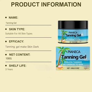 Acelerador de bronceado Gel de bronceado <span class=keywords><strong>Crema</strong></span> aceleradora (Coco) Gel de bronceado <span class=keywords><strong>hidratante</strong></span> blanco - Product Image 5