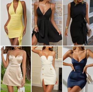Ventes en gros de robes d'été pour femmes, stock de liquidation, <span class=keywords><strong>lot</strong></span> de vêtements de boutique de haute qualité, mélange aléatoire, vêtements pour femmes en vrac - Product Image 3