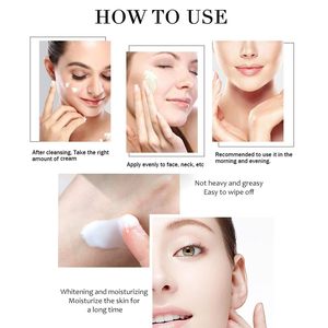 Kojic Acid crème de nuit pour blanchir le <span class=keywords><strong>visage</strong></span> et les taches sombres éclaircir hydratant dissolvant de taches noires crème pour le <span class=keywords><strong>visage</strong></span> - Product Image 6