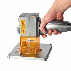 20W 30W Phiên Bản Nâng Cấp Plug-In Kim Loại Cầm Tay Khắc Thiết Bị Thủy Tinh <span class=keywords><strong>Logo</strong></span> In Ấn Cầm Tay Sợi Laser Đánh Dấu Máy - Product Image 2