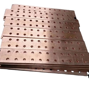 Tinh khiết đồng dẫn điện thanh cái Dải Nickel-plated nhiệt co lại ống vuông cách điện thanh cái-cung cấp chế biến uốn - Product Image 5