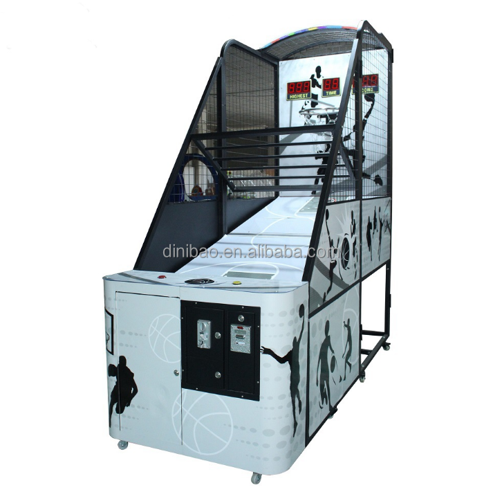 Popular Arcade Coin Operated Basketball Game Machine Shooting Ball Hoop Dream Ticket Machine for Sale