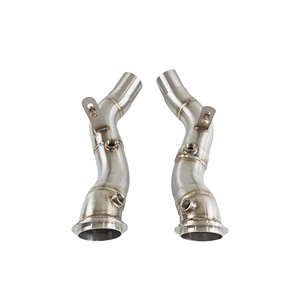 Contach Downpipe pour <span class=keywords><strong>Alfa</strong></span> Romeo Giulia <span class=keywords><strong>Stelvio</strong></span> <span class=keywords><strong>Quadrifoglio</strong></span> 2.9T Downpipe 2017 + - Product Image 1