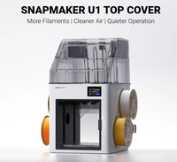 Couverture supérieure Snapmaker U1 50C, chambre chauffée, interrupteur de température automatique, filtration à 3 couches, réduction du bruit de 6 dB, accessoire d'imprimante 3D en plastique