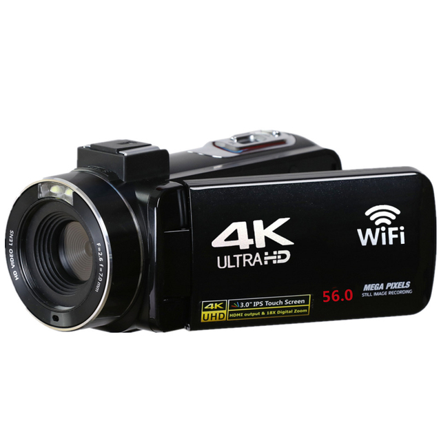 Jingying Handheld Video Camcorder Professional 56MP Live HD Wifi Touch Screen 4k Digital Video Cameras