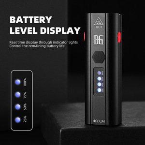 Yueli <b>Bicycle</b> <b>Light</b> Aluminum Alloy LED Headlight USB Rechargeable With Battery Indicator 400LM - Product Image 1