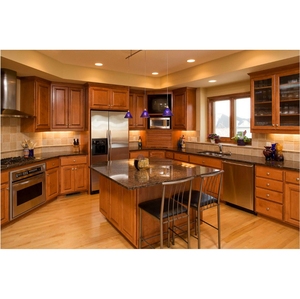 Mô hình mới đồ nội thất phong cách nước designssolid gỗ nội thất nhà bếp tủ - Product Image 5