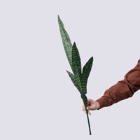 Bunga Sansevieria Buatan 5 Daun Fanxinghe Grosir, Tanaman Realistis untuk Dekorasi Pernikahan, Meja Rumah, dan Centerpiece, Jual Grosir