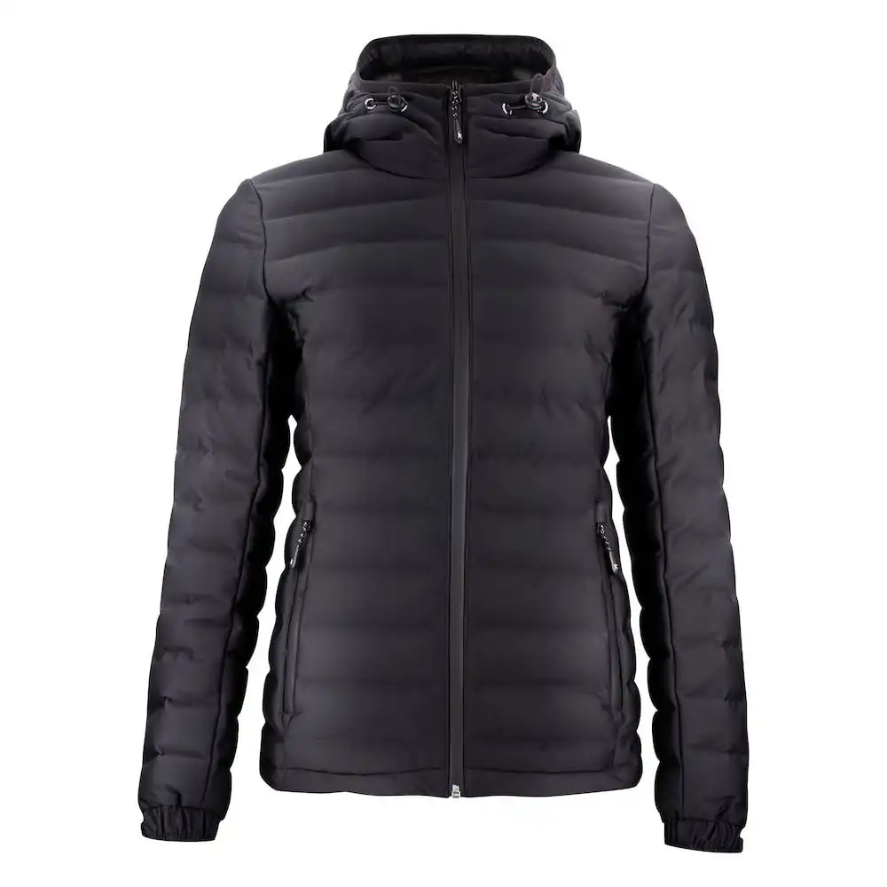 Popular Stylish Direct Factory Custom Logo Winter Windbreaker Padded Zip Up Jacket Functional Warm Thick Padded Jacket For Women