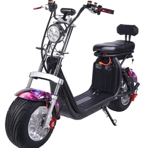 Scooter Eléctrico Citycoco Económico, Llantas Gruesas de 10 Pulgadas, 60V 2000W, Motocicleta Eléctrica - Product Image 3