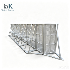 Barrera de Aluminio para Control de Multitudes, Barricada Portátil para Festivales, Barreras de Control de Multitudes para Eventos, Barrera para Control de Multitudes en Venta - Product Image 1