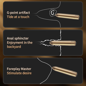 Mini Bullet Vibrator Masturbationsbecher 12 Modi Mini Vibrator G-Punkt Rabbit Massagegerät Anales Sexspielzeug - Product Image 4